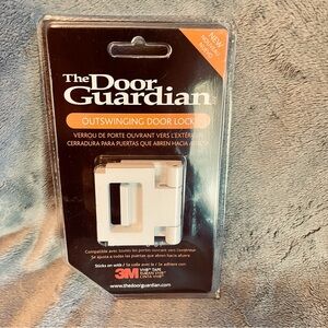 The Door Guardian Outswinging Door Lock - White